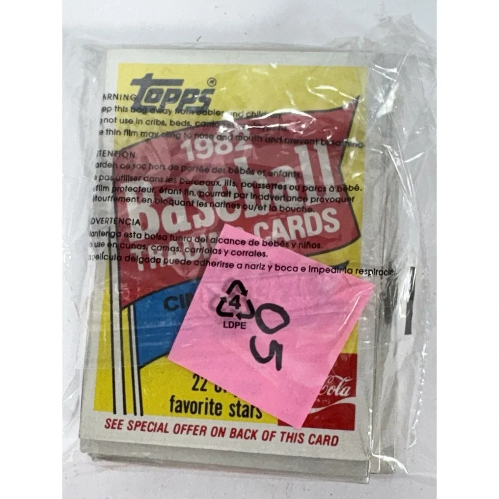 1982 TOPPS COKE‎ COCA-COLA Lot Of 10 Cards CINCINNATI REDS Players Lot #5